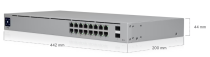 Ubiquiti UniFi USW-16-POE Switch 16 Puertos Gigabit con 8 PoE+ y 2 SFP