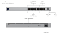 Ubiquiti UniFi USW-24-POE Switch 24 Puertos Gigabit con 16 PoE+ y 2 SFP