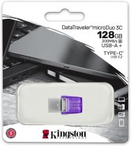 PEN DRIVE KINGSTON 128GB DATA TRAVELER EXODIA USB 3.2 + TIPO C