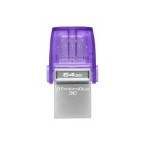 PEN DRIVE KINGSTON 64GB DATA TRAVELER EXODIA USB 3.2 + TIPO C