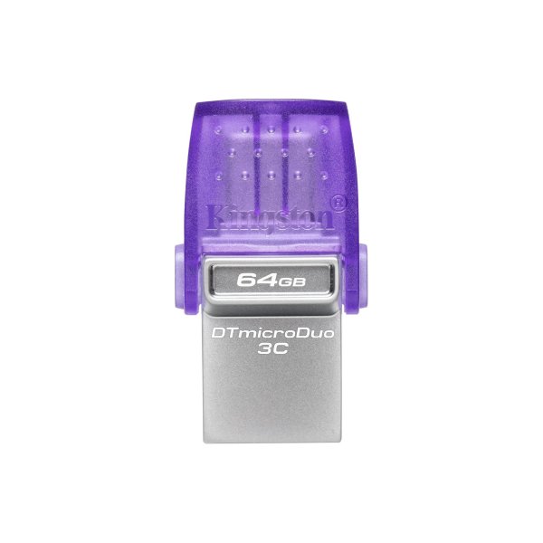 PEN DRIVE KINGSTON 64GB DATA TRAVELER EXODIA USB 3.2 + TIPO C