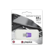 PEN DRIVE KINGSTON 64GB DATA TRAVELER EXODIA USB 3.2 + TIPO C
