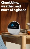 AMAZON ECHO SPOT (2024) RELOJ INTELIGENTE ALEXA WIFI BLUETOOH COLOR NEGRO